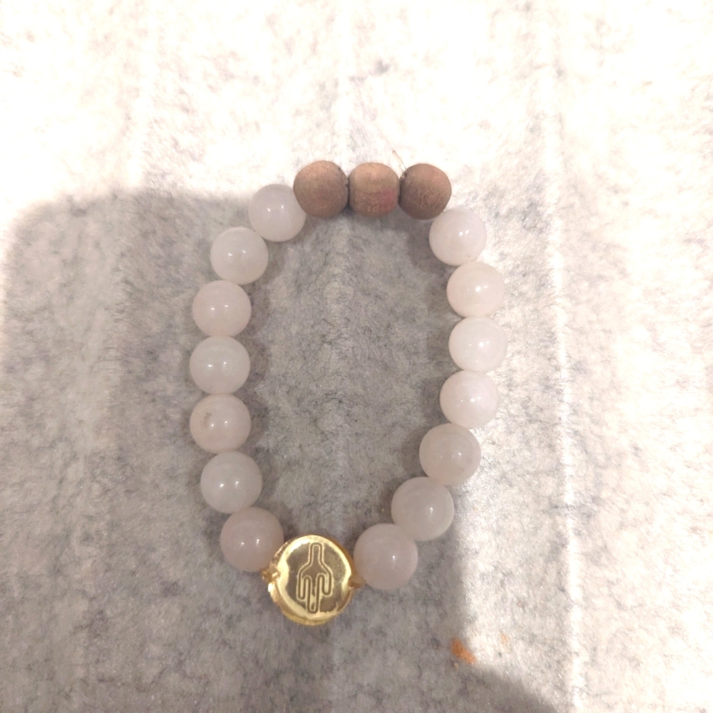 Reiki energy Rose quartz bracelet